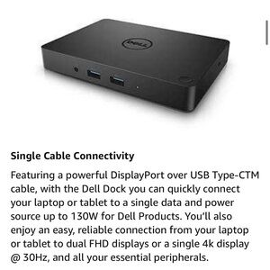 Dell Dock with 180W Adapter (4W2HW)